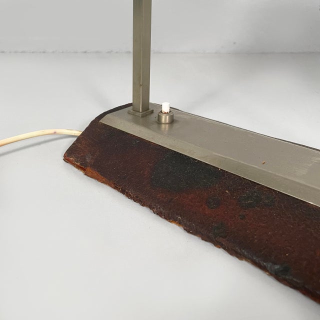 Mid-Century Modern Italian Model 8050 Adjustable Table Lamp attributed to Stilnovo, 1960s For Sale - Image 9 of 18