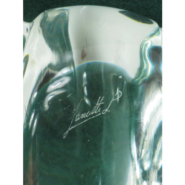 Murano Mid 20th Century Glass Frog Paperweight Vintage Murano Italy Signed: Licio Zanetti Figurine For Sale - Image 4 of 14