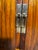 Mid-Century Modern Jack Cartwright Modern Mid-Century Walnut Cabinet With Brass Hardware, Attributed For Sale - Image 3 of 8