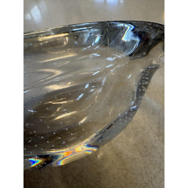 Vintage Leerdam Glass Ashtray by Copier, 1950s, in Very Good conditions. Designed 1950 to 1959 I have official proof of...