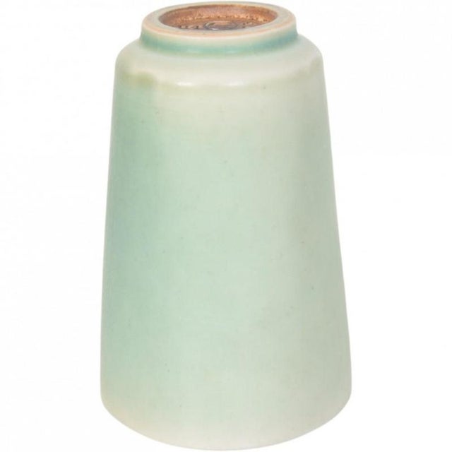 Green Glazed Vase from Saxbo For Sale - Image 3 of 5