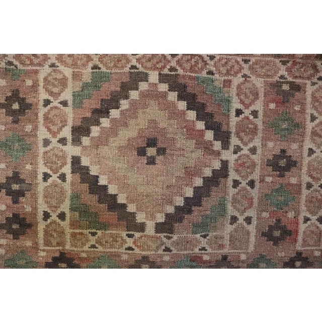 Afghan Kilim Rug, 1980s For Sale - Image 11 of 14