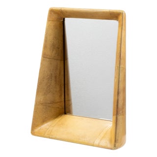 Parchment Mirror by Guglielmo Ulrich, 1930s For Sale