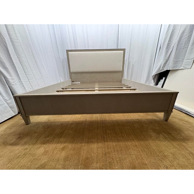 Modern Arhaus Pearson Upholstered Bed — King For Sale - Image 3 of 18
