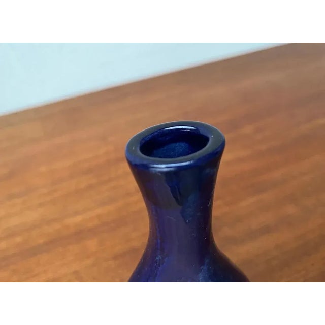 Mid-Century German West German Pottery WGP Vase with Organic Shape, 1960s For Sale - Image 10 of 13