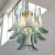 Metal Petal Chandelier in Murano Glass, Italy, 1990s For Sale - Image 7 of 12