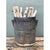 Vintage Patinated Wood Bucket For Sale In West Palm - Image 6 of 12