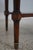 Maitland Smith Round Tray Top Mahogany Serving Table For Sale - Image 12 of 16
