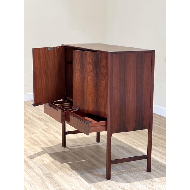 Brown Drink Cabinet by Tom Robertson for McIntosh, 1970s For Sale - Image 8 of 13