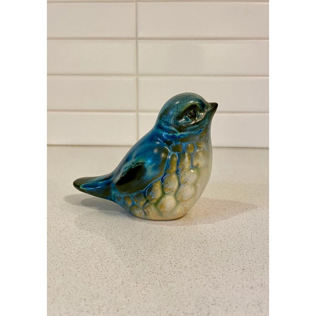 Vintage Late 20th Century Howard Pierce Porcelain Blue Birds - A Pair For Sale - Image 10 of 13