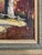 Textile Vintage Impressionist Framed Fall Landscape Oil Painting For Sale - Image 7 of 9