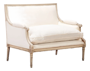 Louis XVI Style Painted Canapé Settee Attributed to Jansen | Ca. 1945