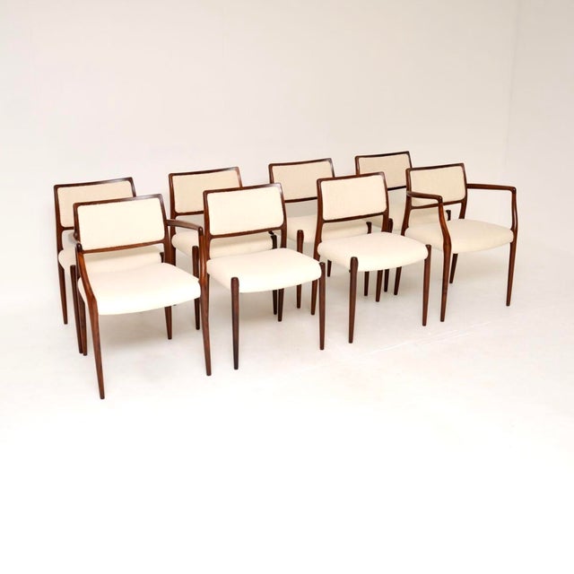 Vintage Danish Dining Chairs by Niels Moller for J.L. Møllers, 1960, Set of 8 For Sale - Image 18 of 18
