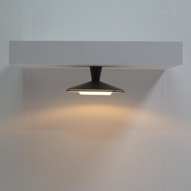 Mid-Century Modern NB 92 Flush Mount by Louis Kalff for Philips, 1950s For Sale - Image 3 of 10