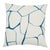 Schumacher X Porter Teleo Filigree 22" Pillow in Navy For Sale