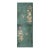 1920s Green Open Field Antique Chinese Art Deco Hand Knotted Runner Rug 2' X 6' For Sale
