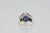 1980s Sapphire Ruby Diamond Ring Size 6.5 For Sale - Image 4 of 9