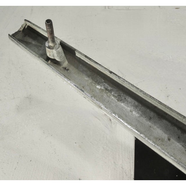 Metal Vintage 50s Auto Hood Ornament Mounted For Sale - Image 7 of 8