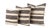Mid-Century Modern Gray Striped Kilim Pillow Cover - Set of Three For Sale - Image 3 of 4