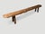 Contemporary Andrianna Shamaris Teak Wood Log Bench For Sale - Image 3 of 6
