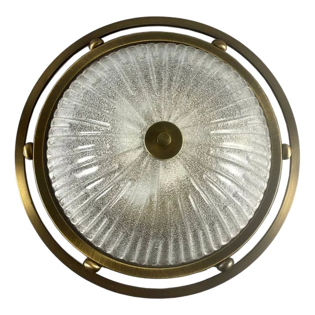 Large Vintage Ceiling Flush Mount by Fisher Leuchten, Germany For Sale