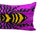 Purple Velvet Silk Lumbar Cushion Cover For Sale - Image 8 of 10