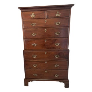 Antique Georgian Mahogany Chest of Drawers, 1780 For Sale