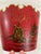 Red 1950s-70s Chinoiserie Red Toleware Cachepot or Jardiniere For Sale - Image 8 of 15