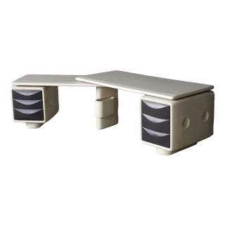 Jet Corner Desk by Ernest Igl for Wilhelm Werndl, Germany, 1970s For Sale
