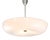 Space Age Italian Acrylic Glass and Brass Pendant Light, 1970s For Sale