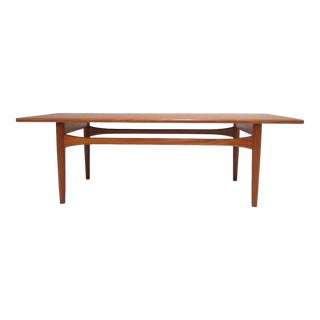 Mid 20th Century Scandinavian Teak Coffee Table For Sale