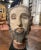 17th Century Spanish Carved Polychrome Bust of Christ on Stand For Sale - Image 4 of 12