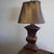 Copper 1980s Bloomingdales Copper Patina Baluster Style Wood Table Lamp For Sale - Image 8 of 9