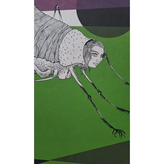 Felix Labisse (1905-1982) The Cuddle Original lithograph on Japanese paper signed in pencil lower right Sheet dimensions:...