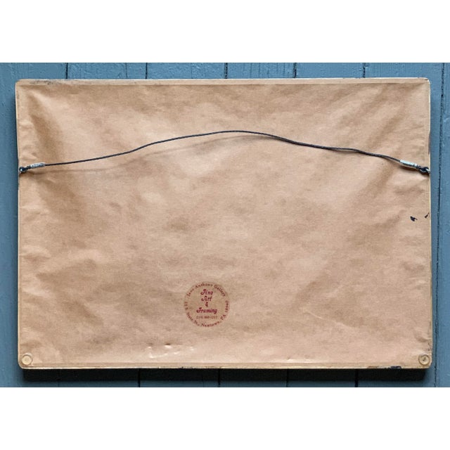 Asian Vintage Asian Gallery Wall Collection, Set of 2 Framed Obee Fabric For Sale - Image 3 of 5