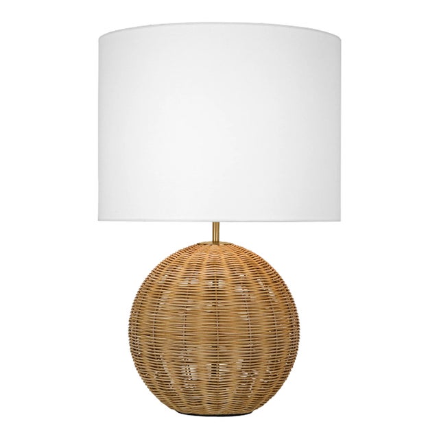 Kate Spade New York by Visual Comfort Studio Mari Medium Table Lamp in Burnished Brass For Sale