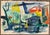 Mid-Century Modern 1952 Robert Colborne MCM Landscape Painting For Sale - Image 3 of 4