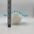 Mid-Century Modern Vintage Fenton Milkglass Aqua Crest Crimped Round Bowl For Sale - Image 3 of 6