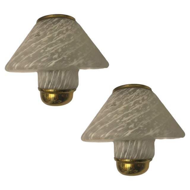 Murano Glass Sconces, 1960s, Set of 2 For Sale