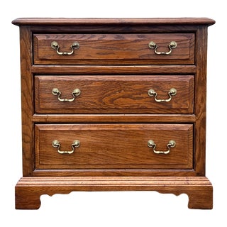 Ethan Allen Canterbury Oak Nightstand / Commode For Sale