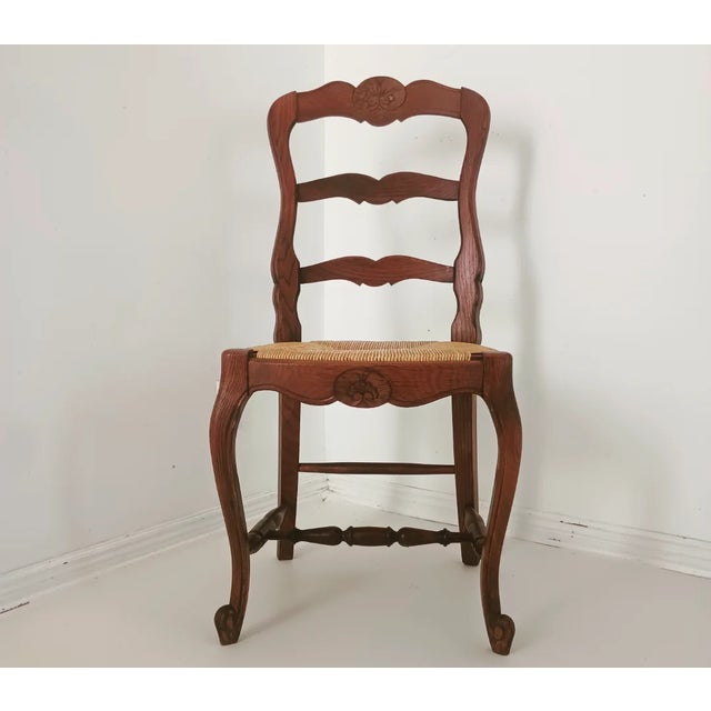 1970s Six French Provincial Dining Chairs For Sale - Image 4 of 15