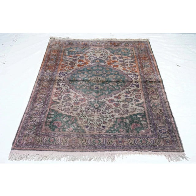Vintage Sivas Rug 4' x 6' For Sale - Image 9 of 11