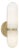 Regina Andrew Salon Alabaster Sconce Small, Natural Brass For Sale
