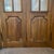Antique French Four Panel Folding Screen Room Divider With Beveled Glass For Sale In Portland, ME - Image 6 of 9