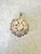Vintage Large Coral and Sterling Silver Pendant For Sale - Image 4 of 5