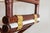 Wood 1970s McGuire Director's X-Chair in Off-White Textured Cotton For Sale - Image 7 of 12