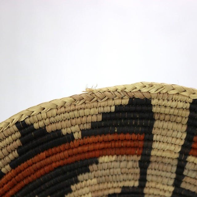 Native American Vintage Southwest Native American Woven Reed Basket 20thC For Sale - Image 3 of 8