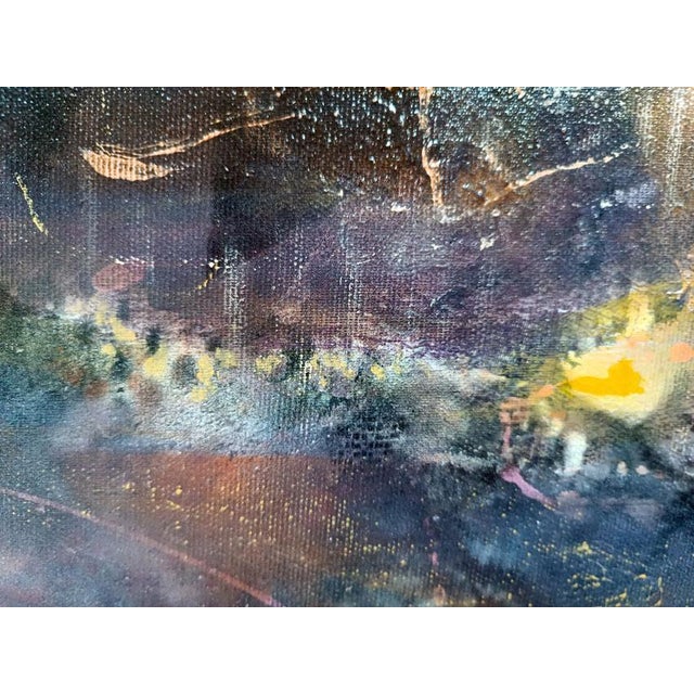 Ovidiu Kloska, This Is How the City Melts in Autumn, Mixed Media on Canvas For Sale - Image 13 of 14