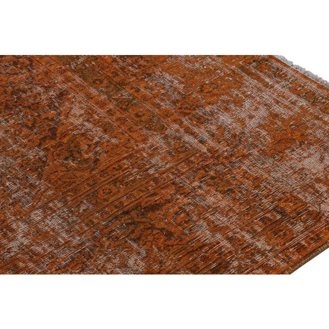 Traditional Vintage Persian Rug in Orange and Brown by Rug & Kilim For Sale - Image 3 of 7