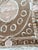 1960s Suzani Wall Tapestry - Neutral Tan Uzbek Tablecloth 5' X 5'1'' For Sale - Image 5 of 9